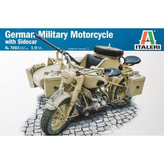 7403 Italeri 1/9 BMW R75 With Sidecar – Injection Models Now