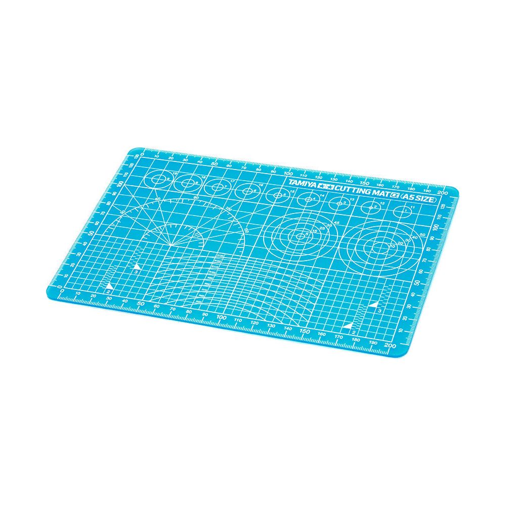 74142 Tamiya cutting Mat Blue A5 Size
