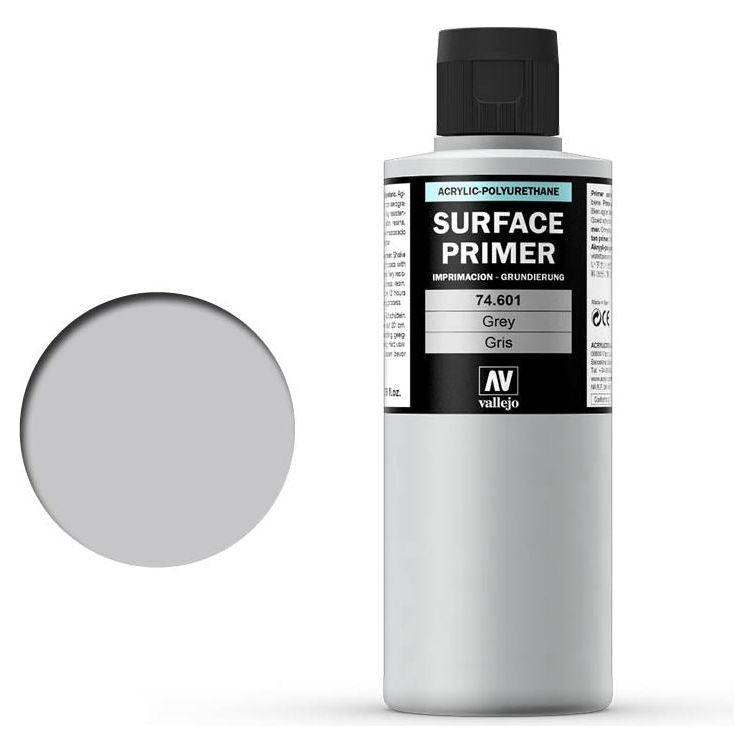 74601 Vallejo Surface Primer Grey 200ml