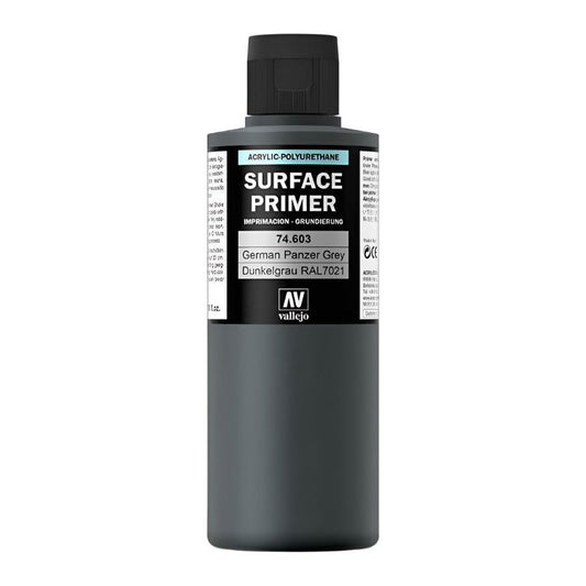 74603 Vallejo Surface Primer German Panzer Grey 200ml