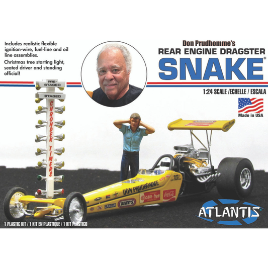 AMCM7528 Atlantis 1/24 Don Prudhomme Snake Rear Engine Dragster