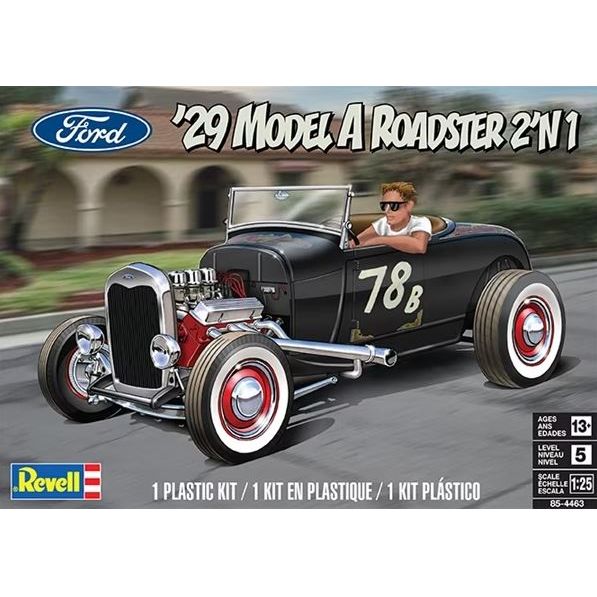 85-4463 Revell 1/25 Ford Model A Roadster 1929