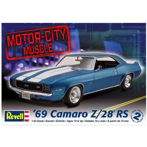 85-7457 Revell 1/24 1969 Camaro Z/28 RS