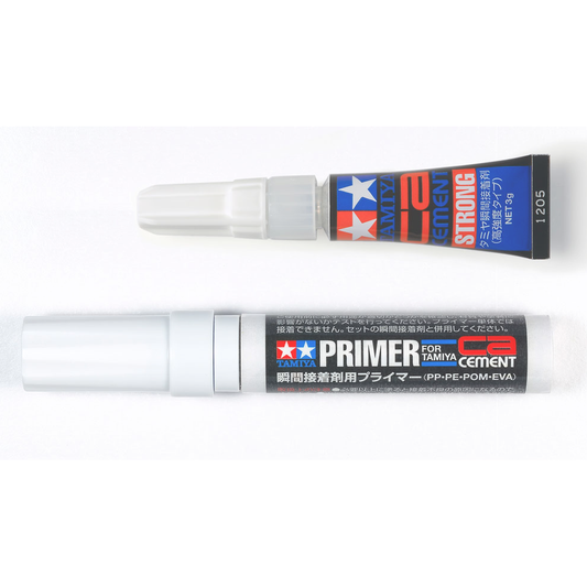 87211 Tamiya CA Cement and Primer PP/PE/POM/EVA