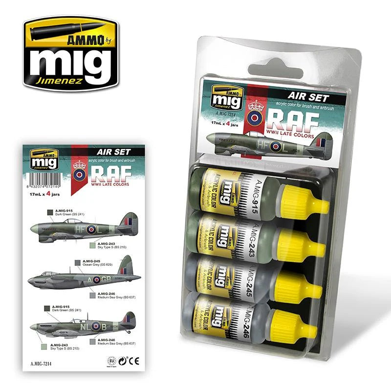 20905 Ammo by MIG - Atom Color - RAF WWII Late Colors Set