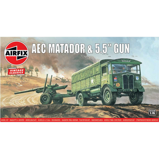 A01314V Airfix 1/76 AEC Matador & 5.5inch Gun