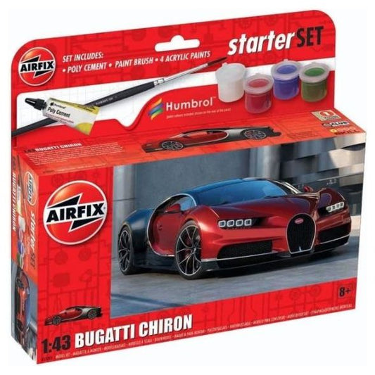 A55005 Airfix 1/43 Bugatti Chiron Starter Kit