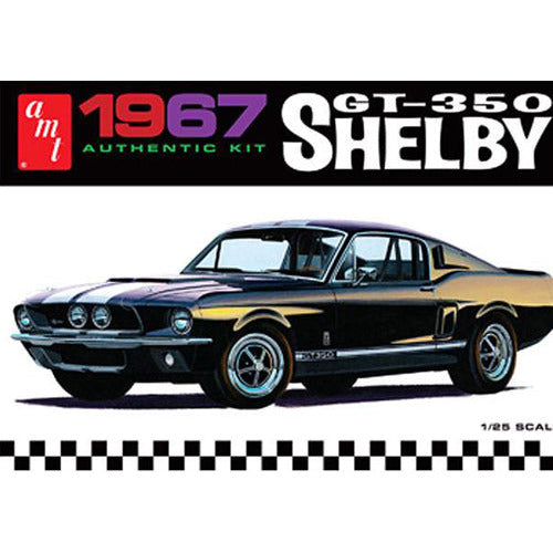 0834 AMT 1/25 Ford Shelby Mustang GT350 1967 (Green Moulding)