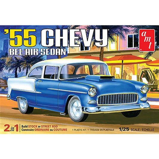 1119 AMT 1/25 1955 Chevy Bel Air Sedan