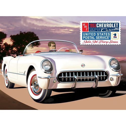 1244 AMT 1/25 1953 Chevy Corvette (USPS Stamp Series)