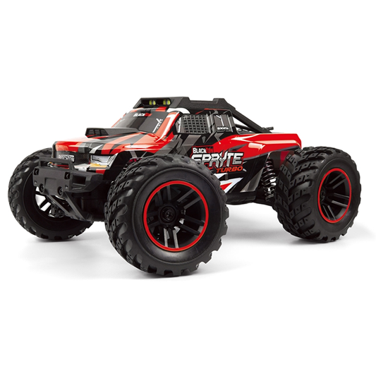 BLA 540290 Blackzon 1/20 Spryte Monster Truck Turbo Brushless Red with Battery and Charger