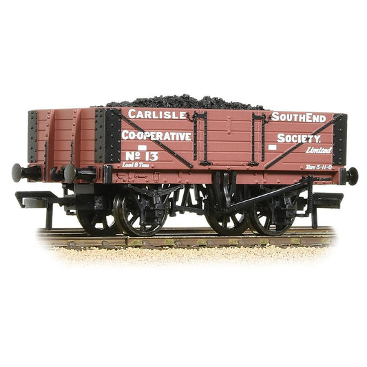 37-073 Branchline OO Scale Plank Wagon Wooden Floor 'Carlisle Co-Op' Brown [WL]