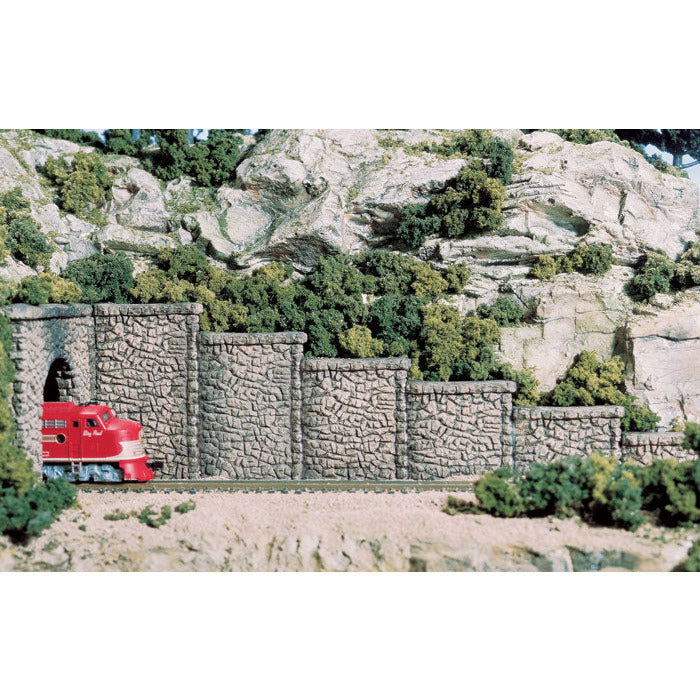 C1161 Woodland scenics N Scale Random Stone Retaining Walls 6 Per Box