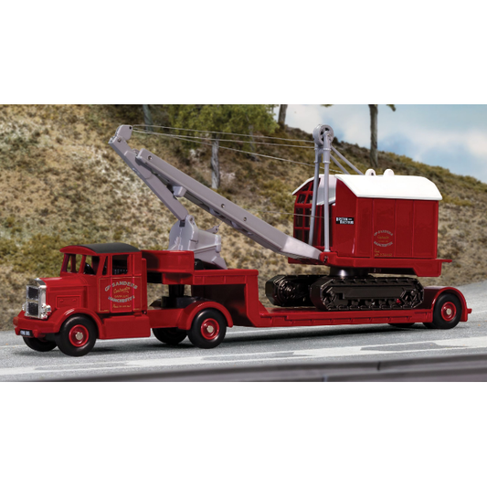 DGS00002 Corgi 1/76 OO Gauge Scammell Low Loader & RB19 Drag Shovel - George Sanders