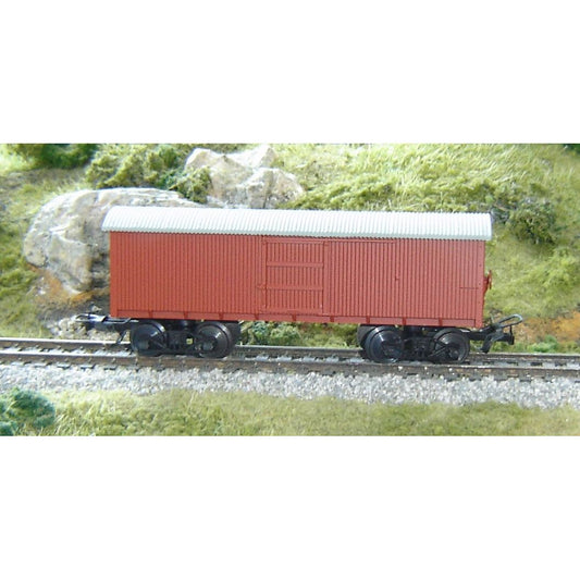 2078NZ Frateschi HO Scale Old Box Car - Red Oxide (NZR)