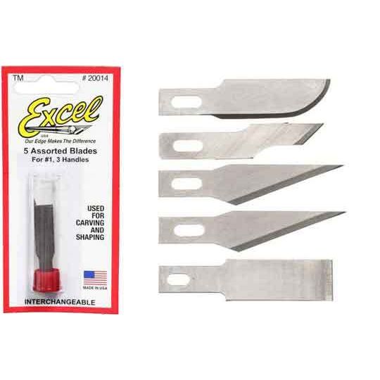 20014 Excel Knife Blades 1 Pack of 5