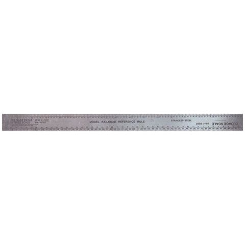P55777 12" Scale Model Railroad Ruler In Pouch