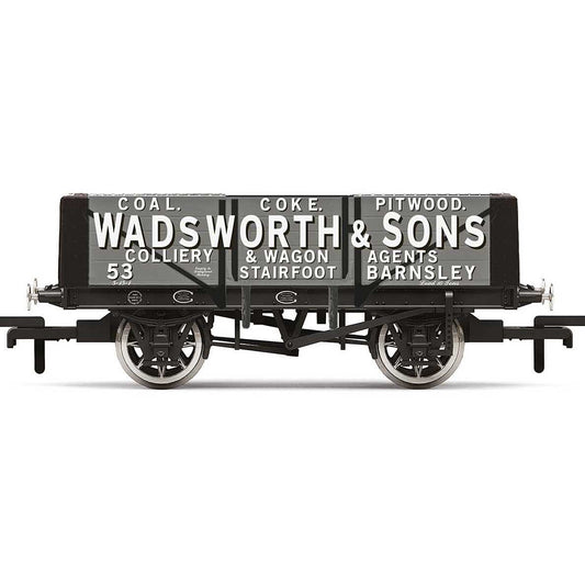 R60024 Hornby OO Scale  5 Plank Wagon, Wadsworth & Sons - Era 2