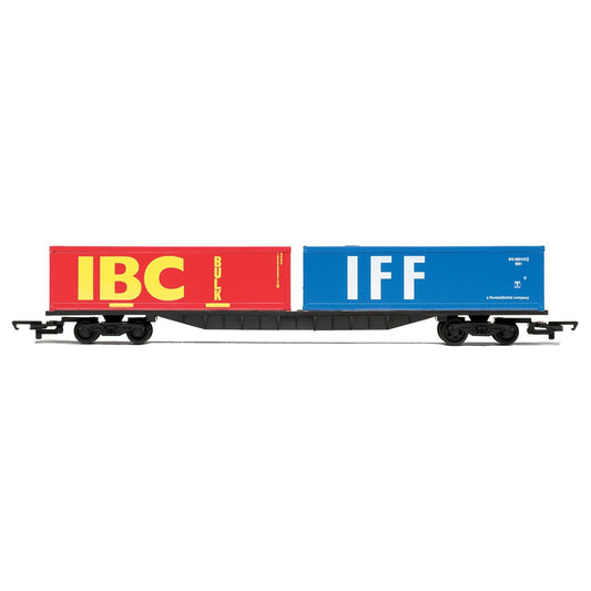 R6425 Hornby RailRoad Container Bogie Wagon with 2 x 30ft Containers