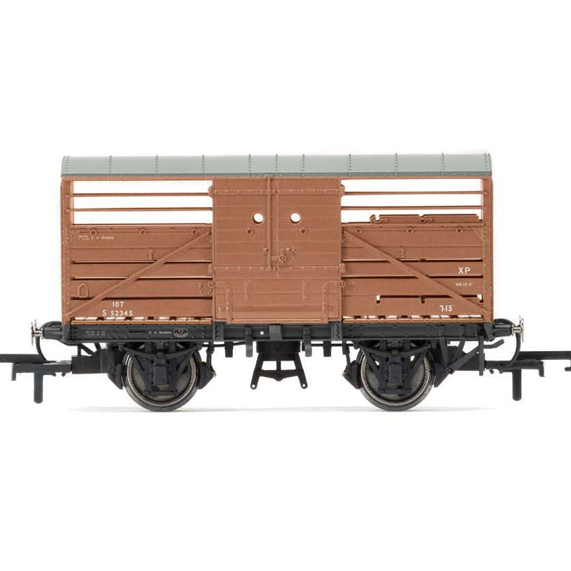 R6840A Hornby BR, Dia. 1530 Cattle Wagon, S52347 - Era 4