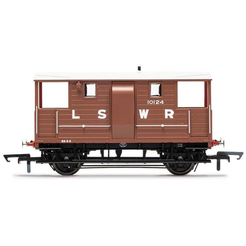 R6911B Hornby LSWR, 20T 'New Van' Goods Brake Van, 10124 - Era 2