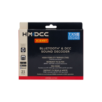R7322 Hornby HM7000-21TXS: Bluetooth® & DCC Sound Decoder (21-pin)
