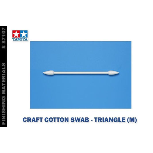 87107 Tamiya Cotton Swab Triangular ,Medium 50Pcs (Copy)