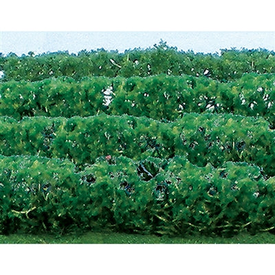 95515 JTT Scenery HO Scale 125 x 10 x 15mm Green Hedges (8 pack)