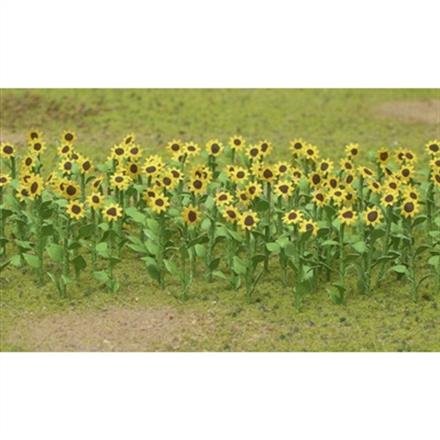 95523 Jtt Scenery Sunflowers 1" Ho-Scale, 16/Pk