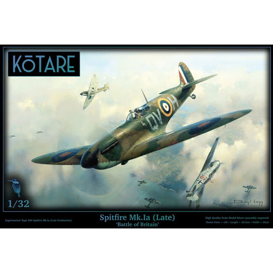 K32005 Kotare 1/32 Spitfire Mk.Ia (Late) ‘Battle of Britain’
