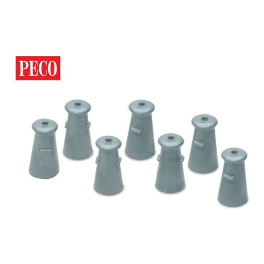 LK-23 Peco OO Scale Milk Churns 24pk