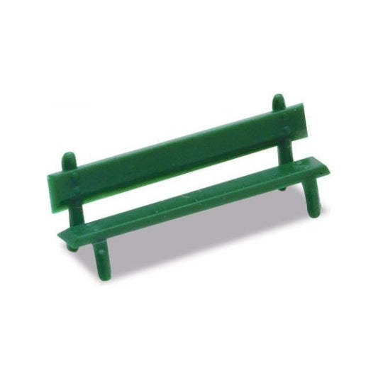 LK-25 Peco OO Scale Green Platform Seats (Pack of 12)