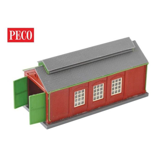 NB-5 Peco N Scale Brick Engine Shed