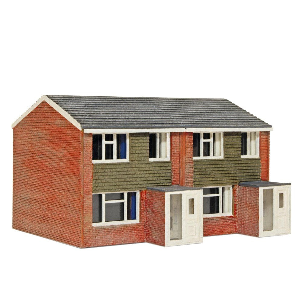 NB314 Peco N Scale 1960S House Complete - Laser Cut Wood Kit