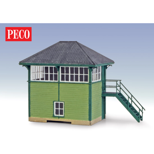 LK-202 Peco OO Scale West Highland Line Signal Box - Laser Cut Wood Kit