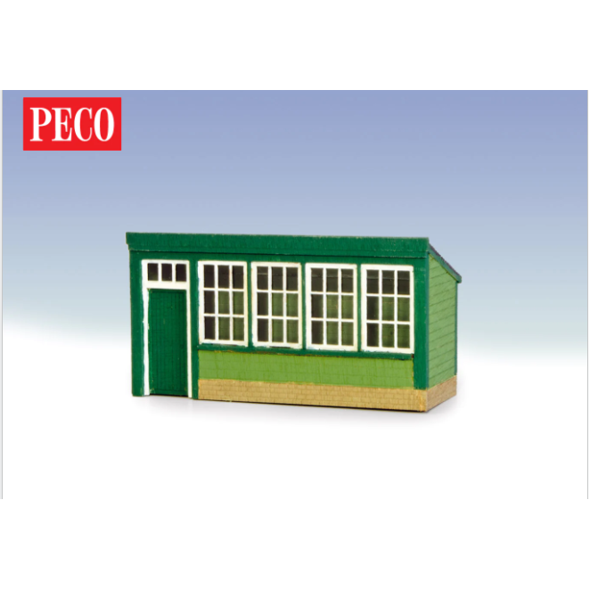 LK-204 Peco OO Scale West Highland Line Platform Shelter - Laser Cut Wood Kit