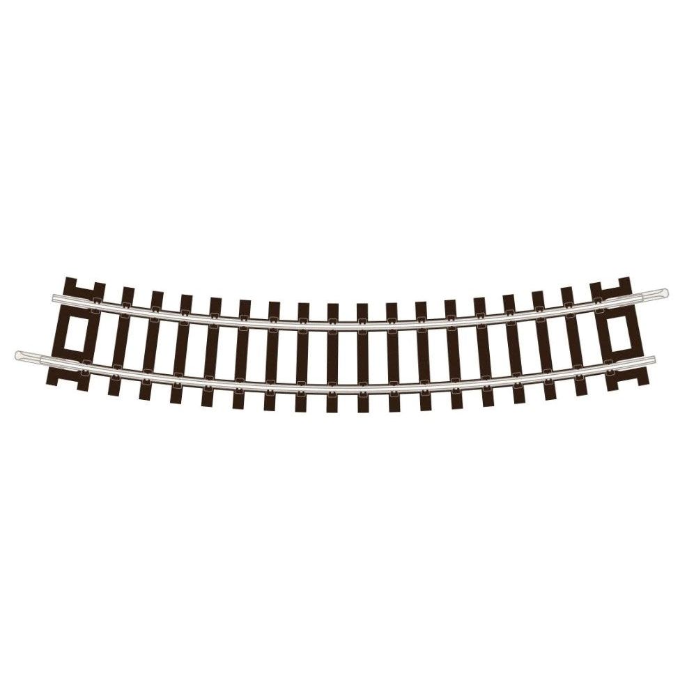 ST-1251 Peco TT:120 Setrack Standard Curve, 2nd Radius Pack (Code55) Pack of 8