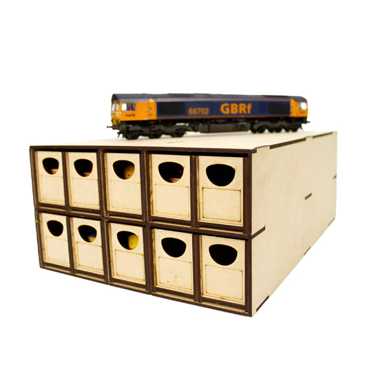 WSLC-012 WWS LC-012 Loco Storage Box 10 Drawers