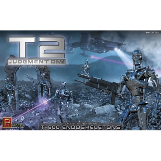 9017 Pegasus Hobbies 1/32 Terminator 2 Judgement Day T800 Endoskeletons