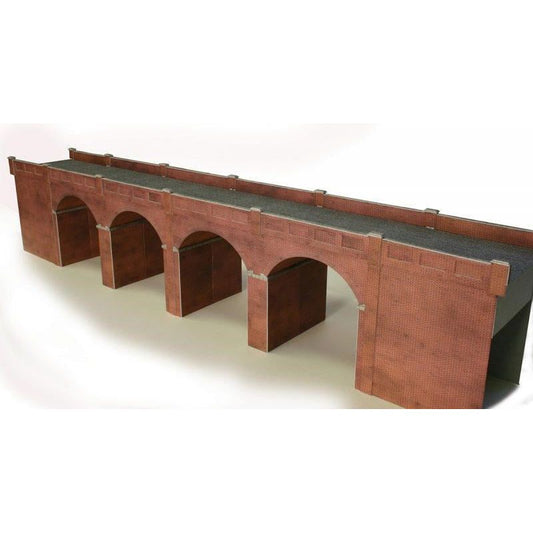 PO240 Metcalfe  [OO] Red Brick Double Track Viaduct