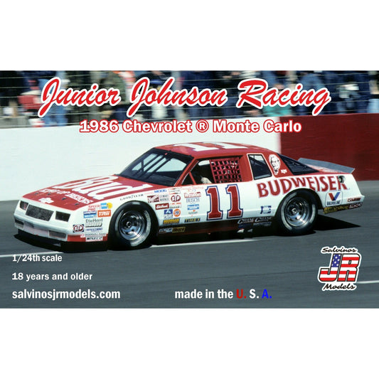 JJMC1986B Salvino's JR 1/25 R-JJMC1986B Junior Johnson Racing 1986 Chevrolet ® Monte Carlo
