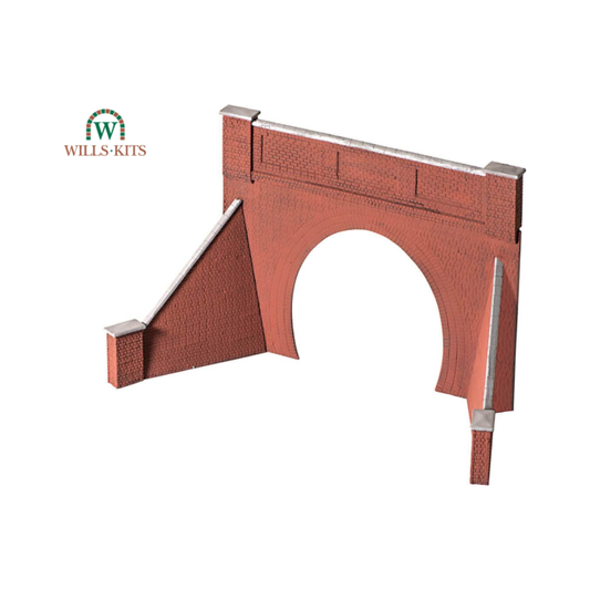 SS59 Wills OO Scale Scenic Series Kit Brick Tunnel Mouth & Wing Walls