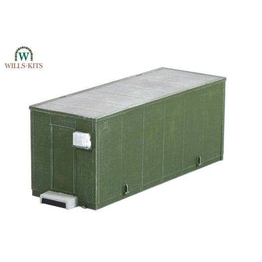 Wills SSM320 OO Relocatable Equipment Building for Level Crossing