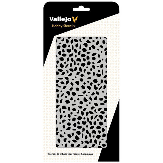 ST-CAM002 Vallejo Stencils – Luftwaffe WWII Spots Camo 1/32 Scale