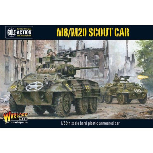 402013005 Bolt Action 1/56 M8/M20 Greyhound Scout Car (Plastic)