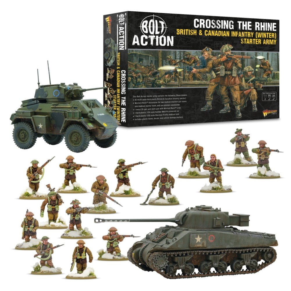 402611002 Bolt Action 3: Crossing the Rhine' - British & Canadian (winter) starter army