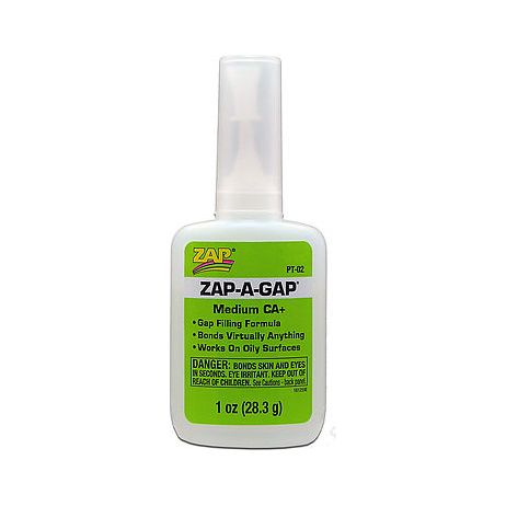 PT02 ZAP Superglue Medium Thickness 1oz (28.3g)