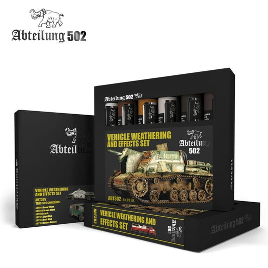 AKABT302 Abteilung 502 - Oil Sets - Vehicle Weathering and Effects Set
