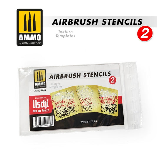 8049  Ammo by MIG - Accessories - Airbrush Stencils 2
