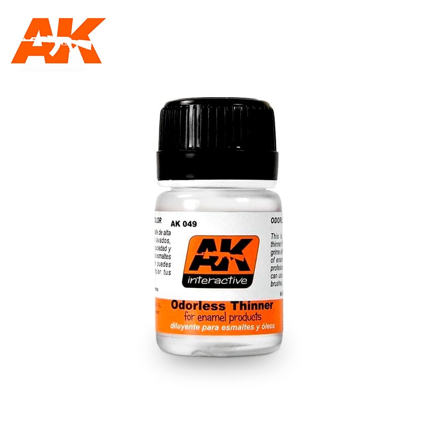 049 AK Interactive - Auxiliaries - Odorless Turpentine 35 ml